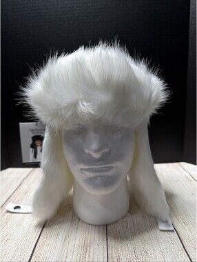 Hairbrella White Trapper Cap Faux Fur